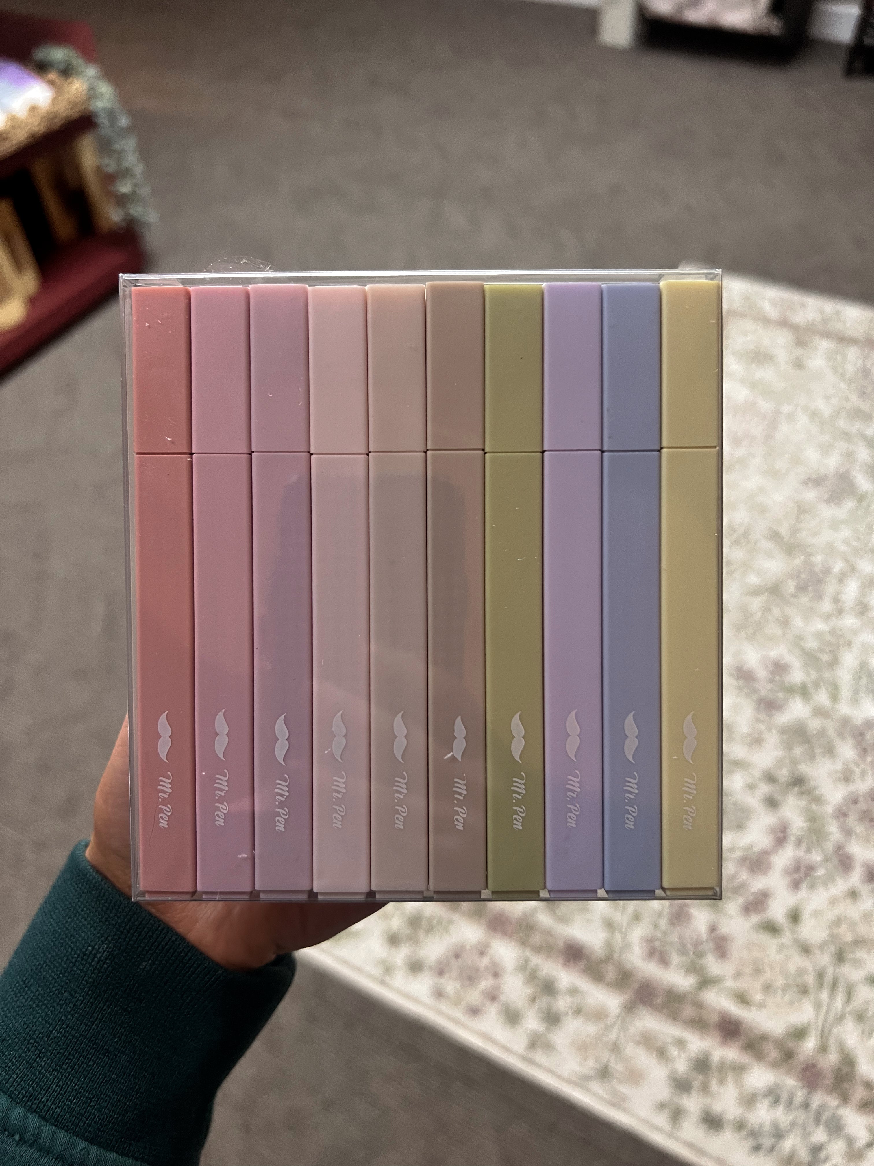 Aesthetic Highlighters, 10pc/Mr.Pen
