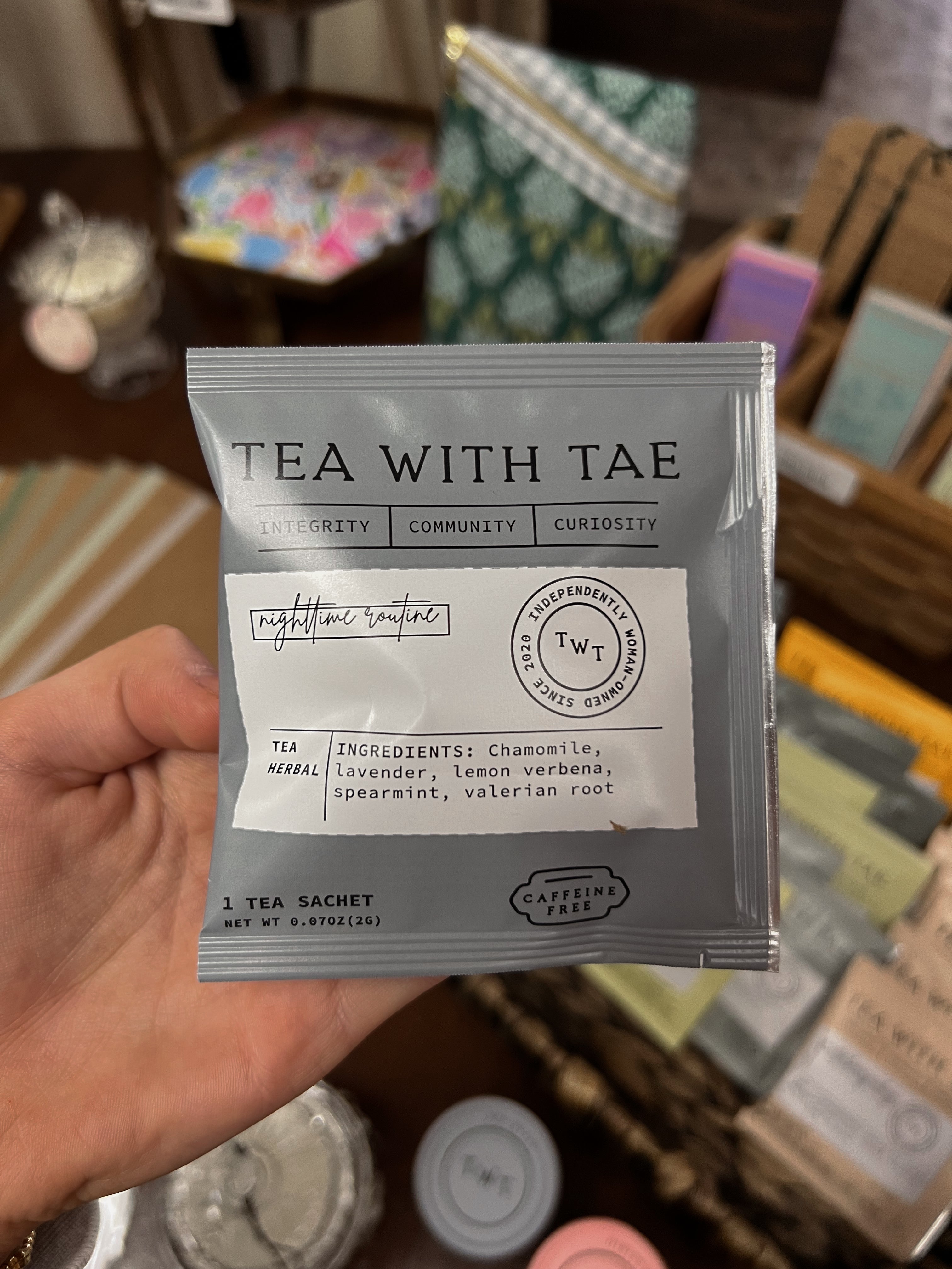 Tea with Tae, Single sachets