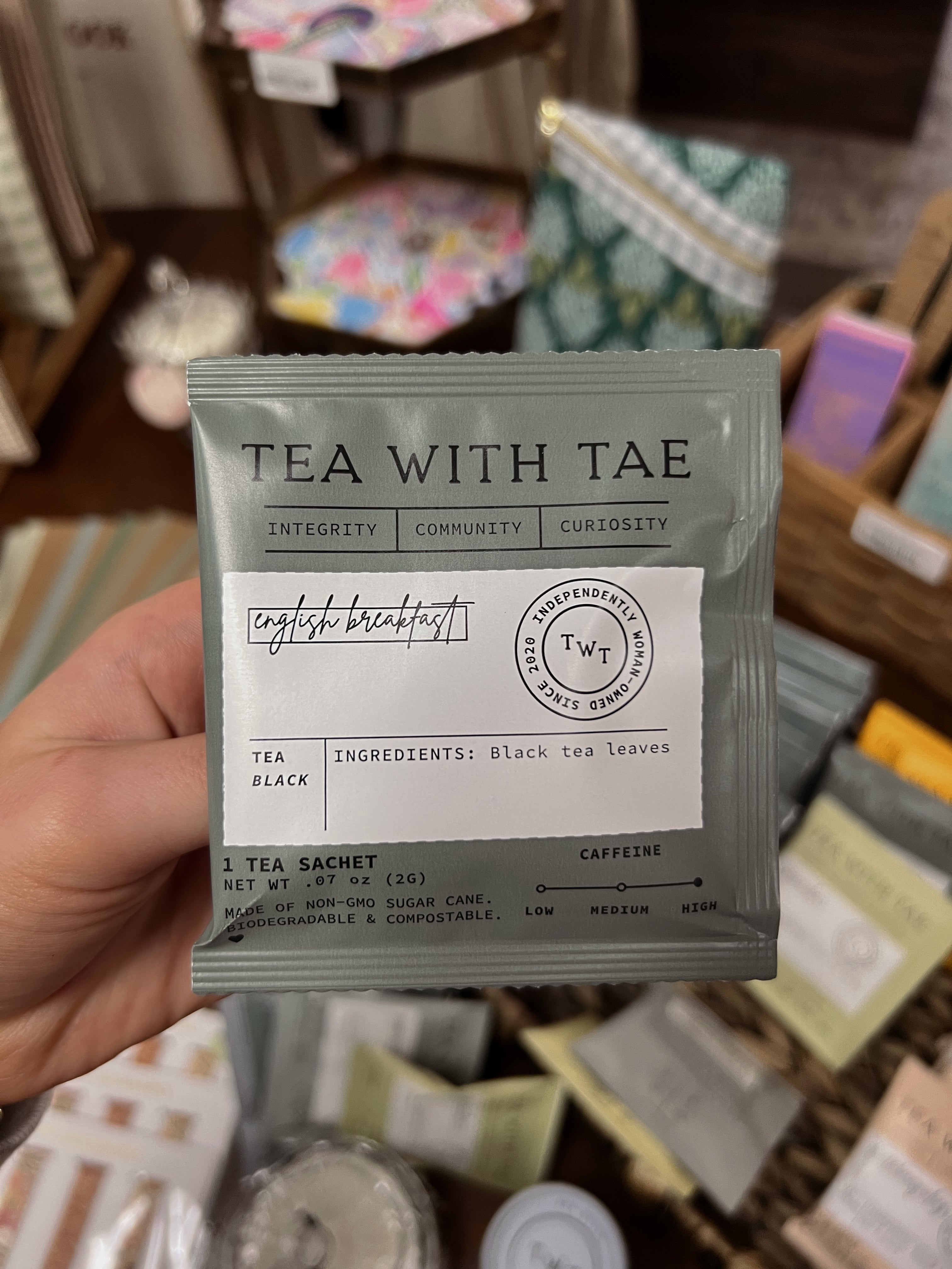 Tea with Tae, Single sachets
