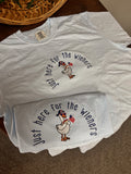 Just here for the wieners tee