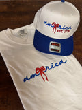 America tee, D&E threads