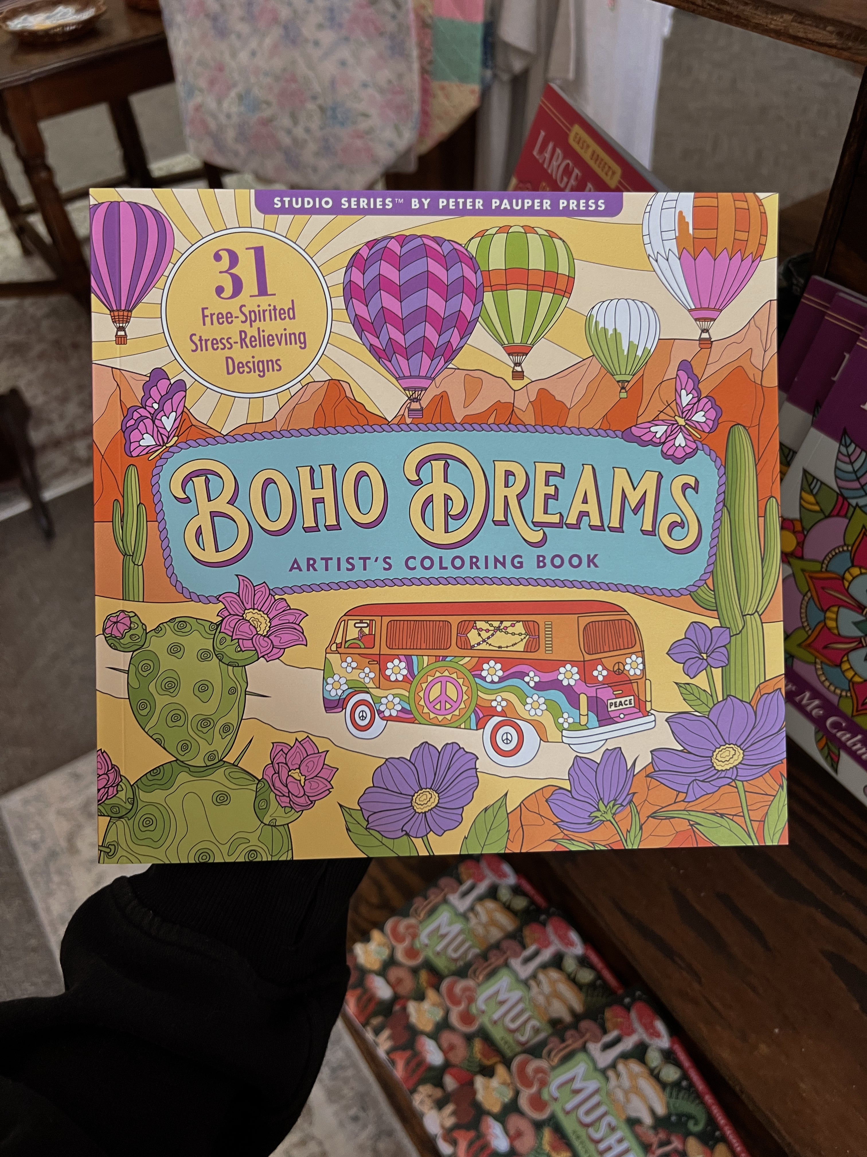 Boho dreams coloring book, PPP