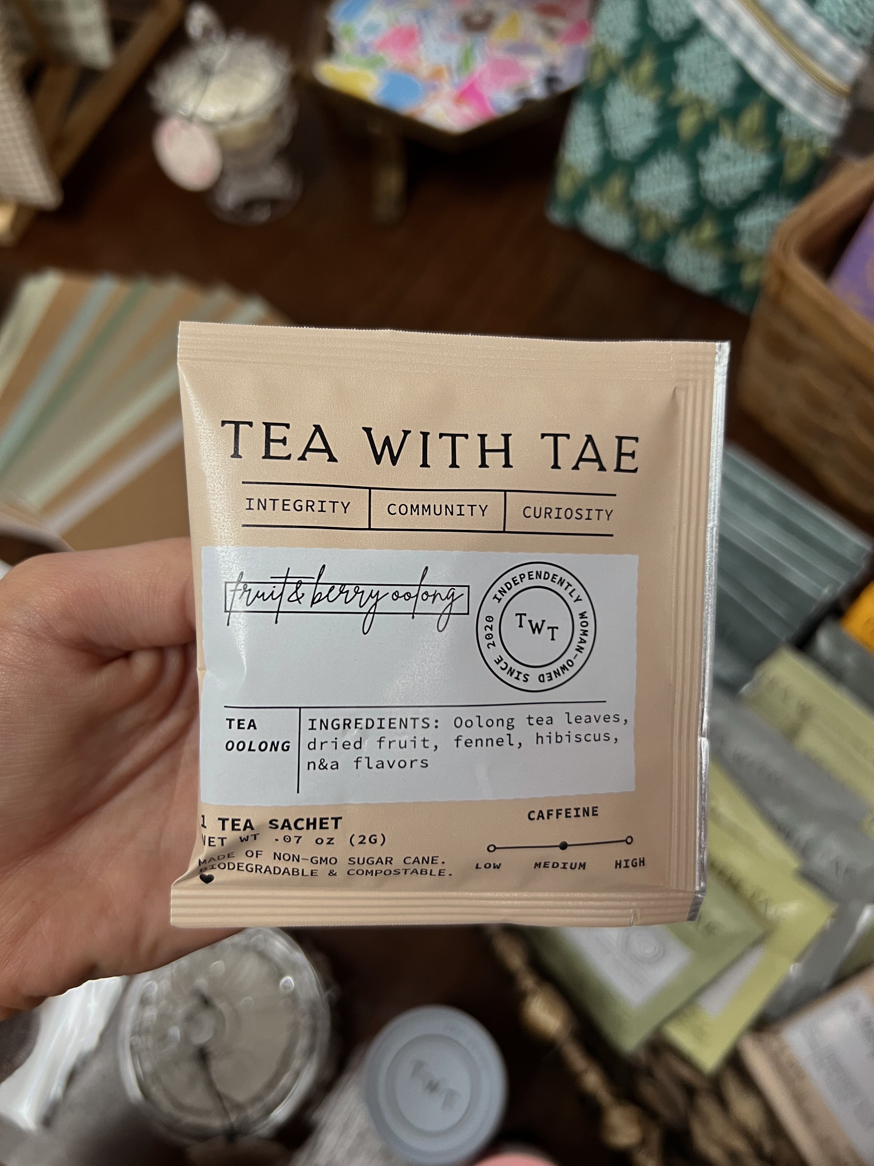 Tea with Tae, Single sachets