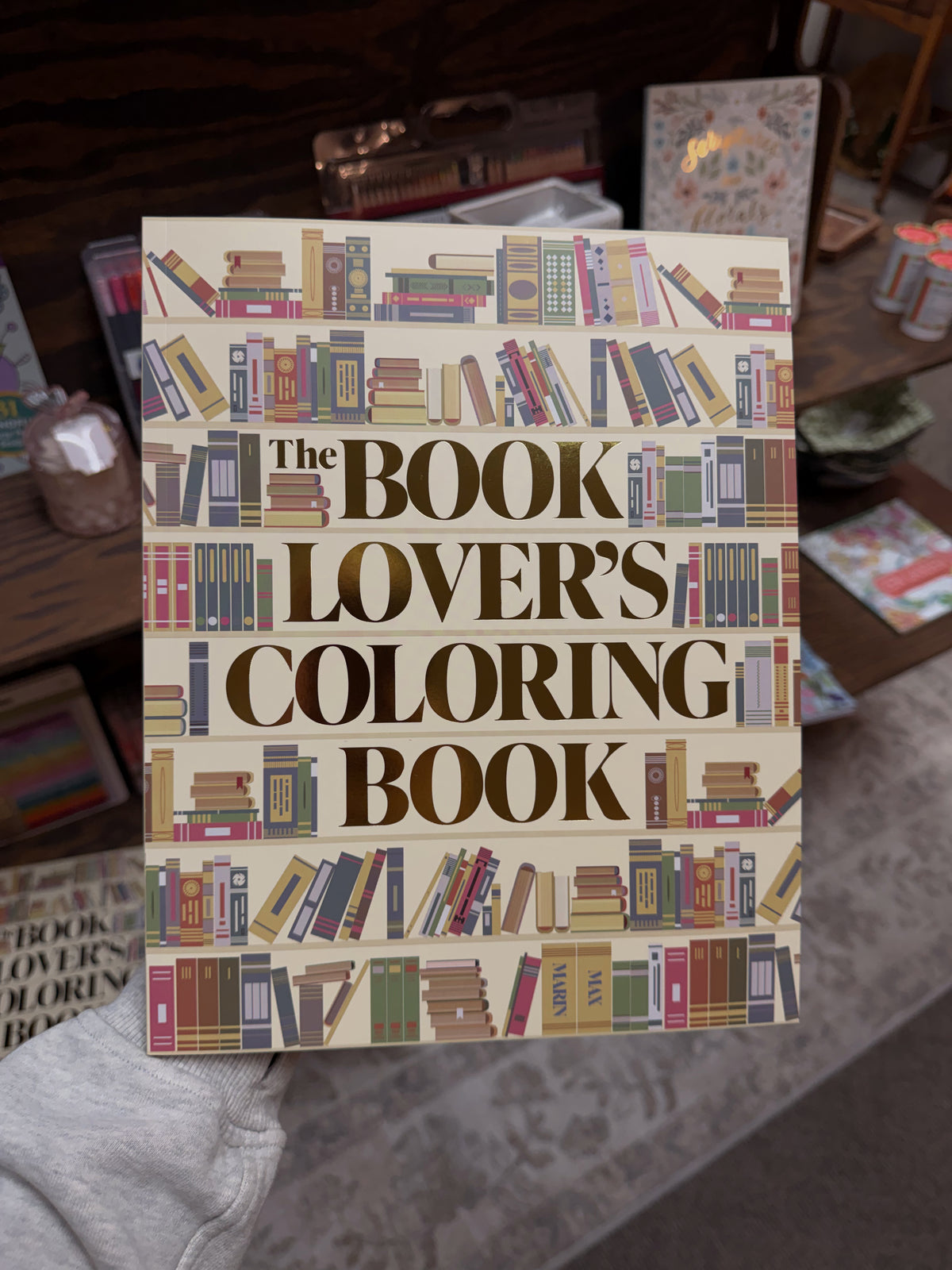 The book lovers coloring book
