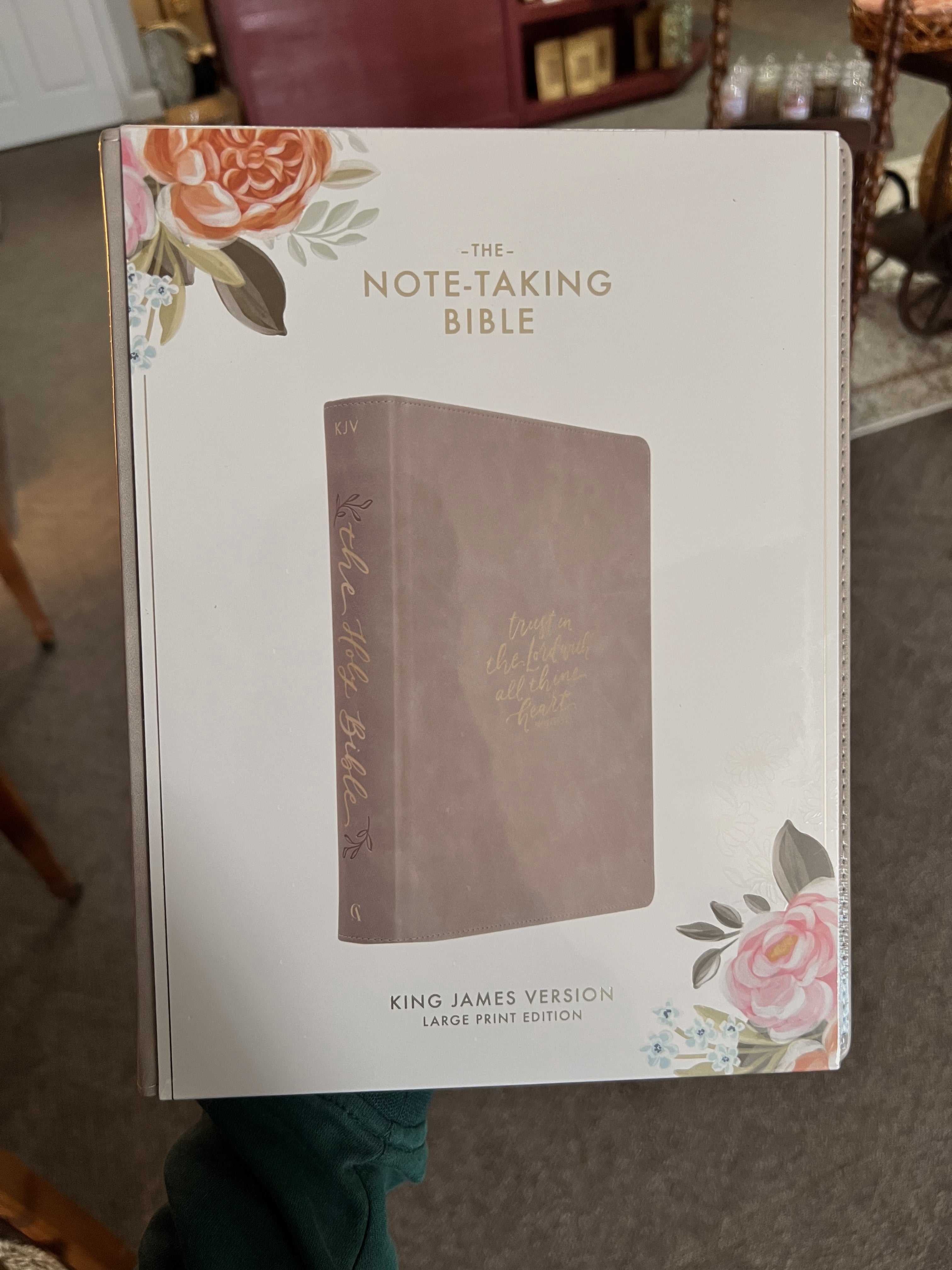 KJV notetaking bible, Large print/ Trust in the lord