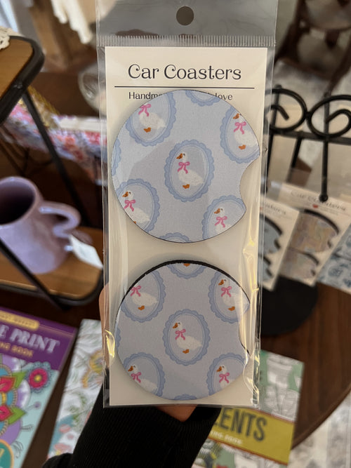 Car coasters, Sweet bean candle co.