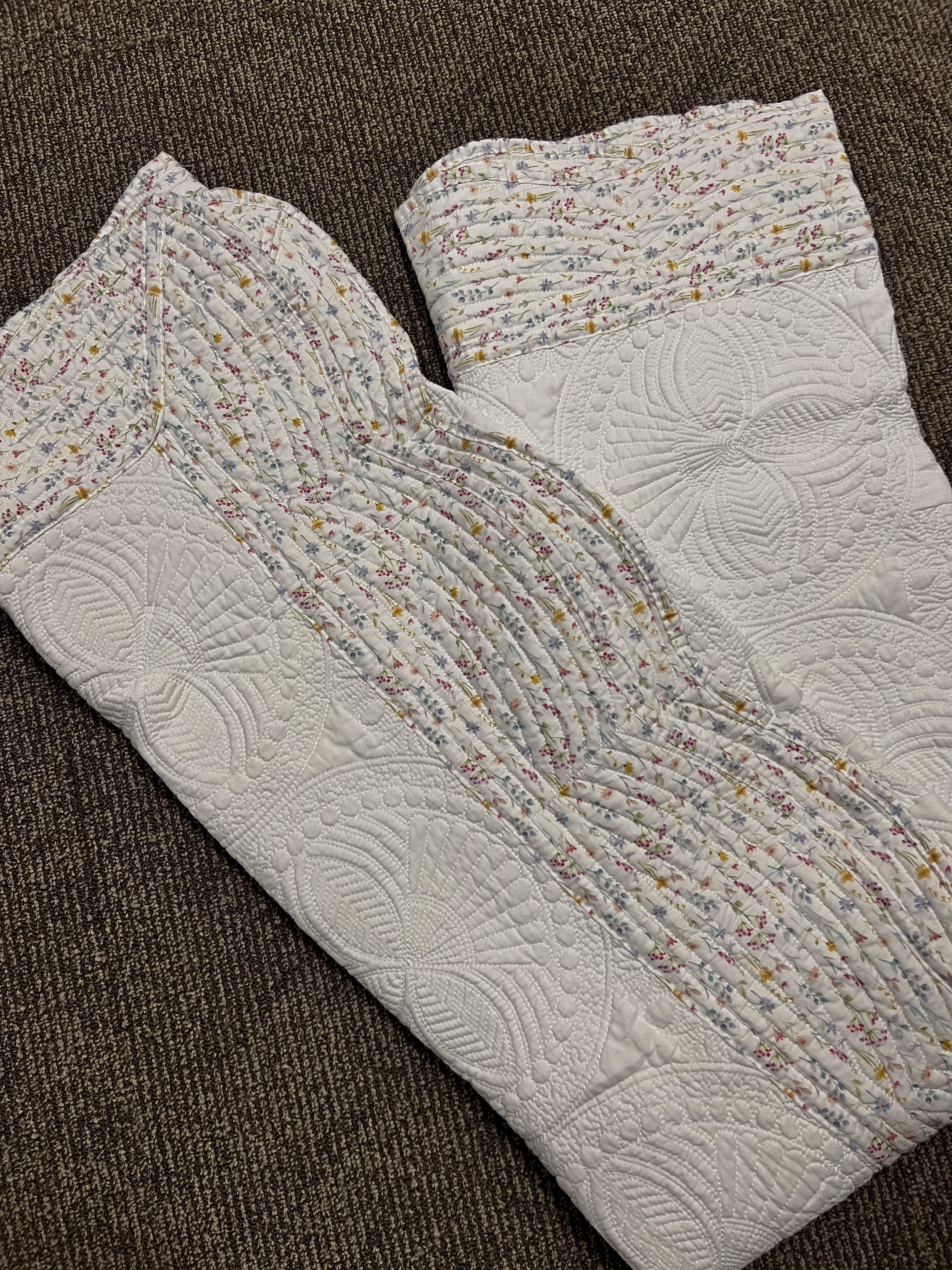 Wildflower trim quilt, Prairie impressions