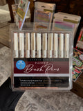 Flexi-tip brush pens