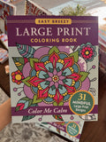 Large Print Coloring Book, PPP