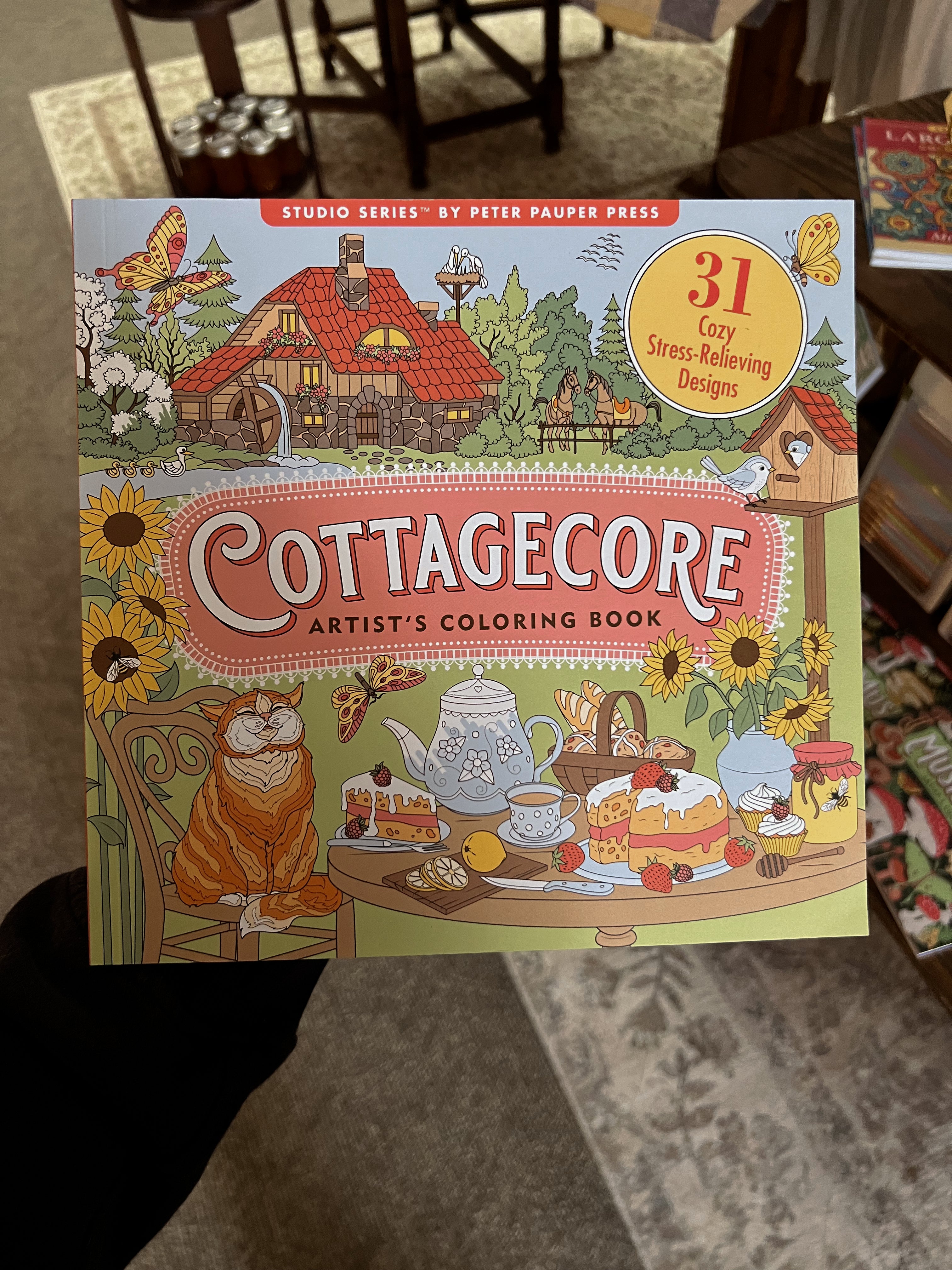 Cottagecore coloring book, PPP