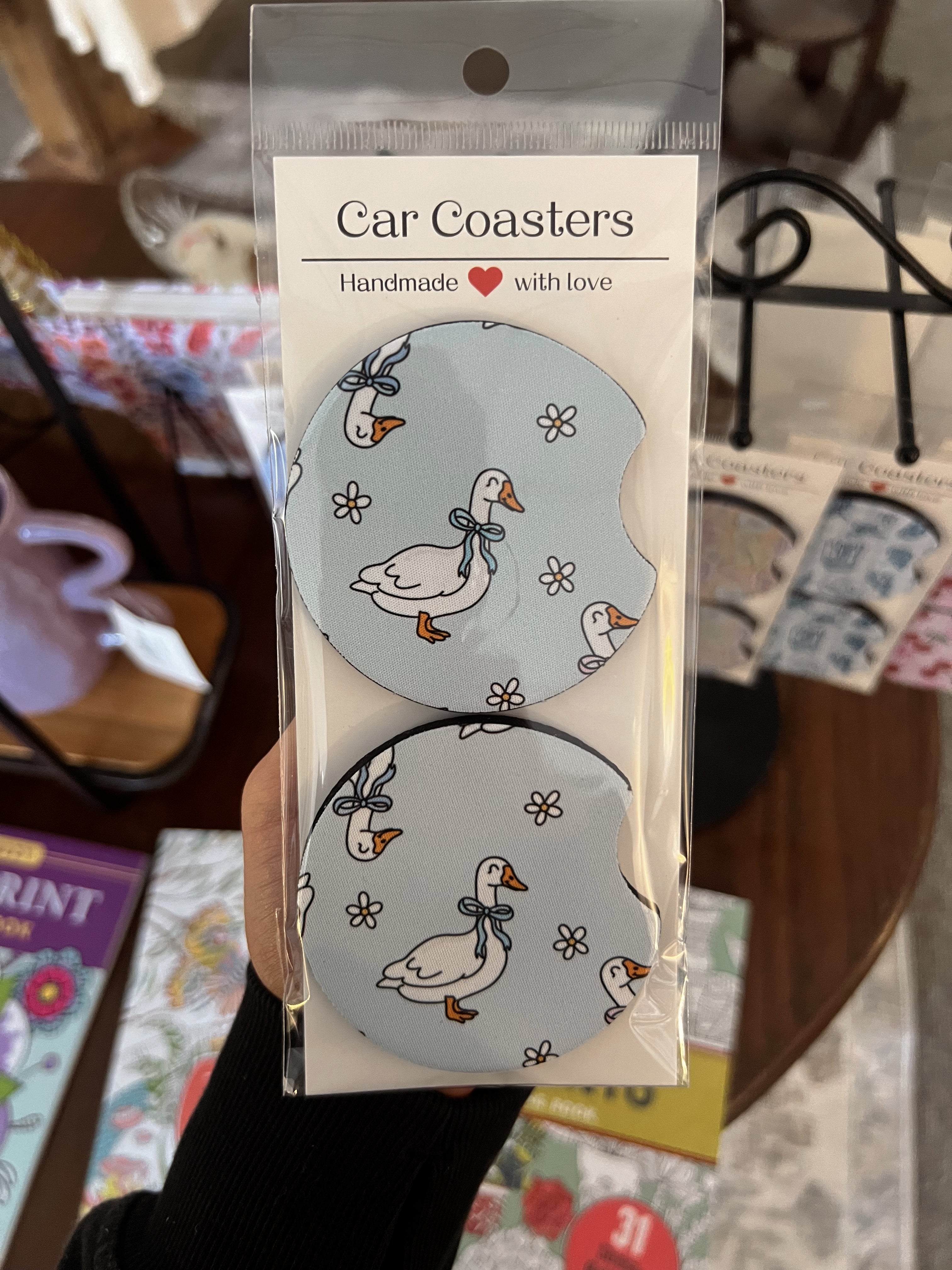 Car coasters, Sweet bean candle co.