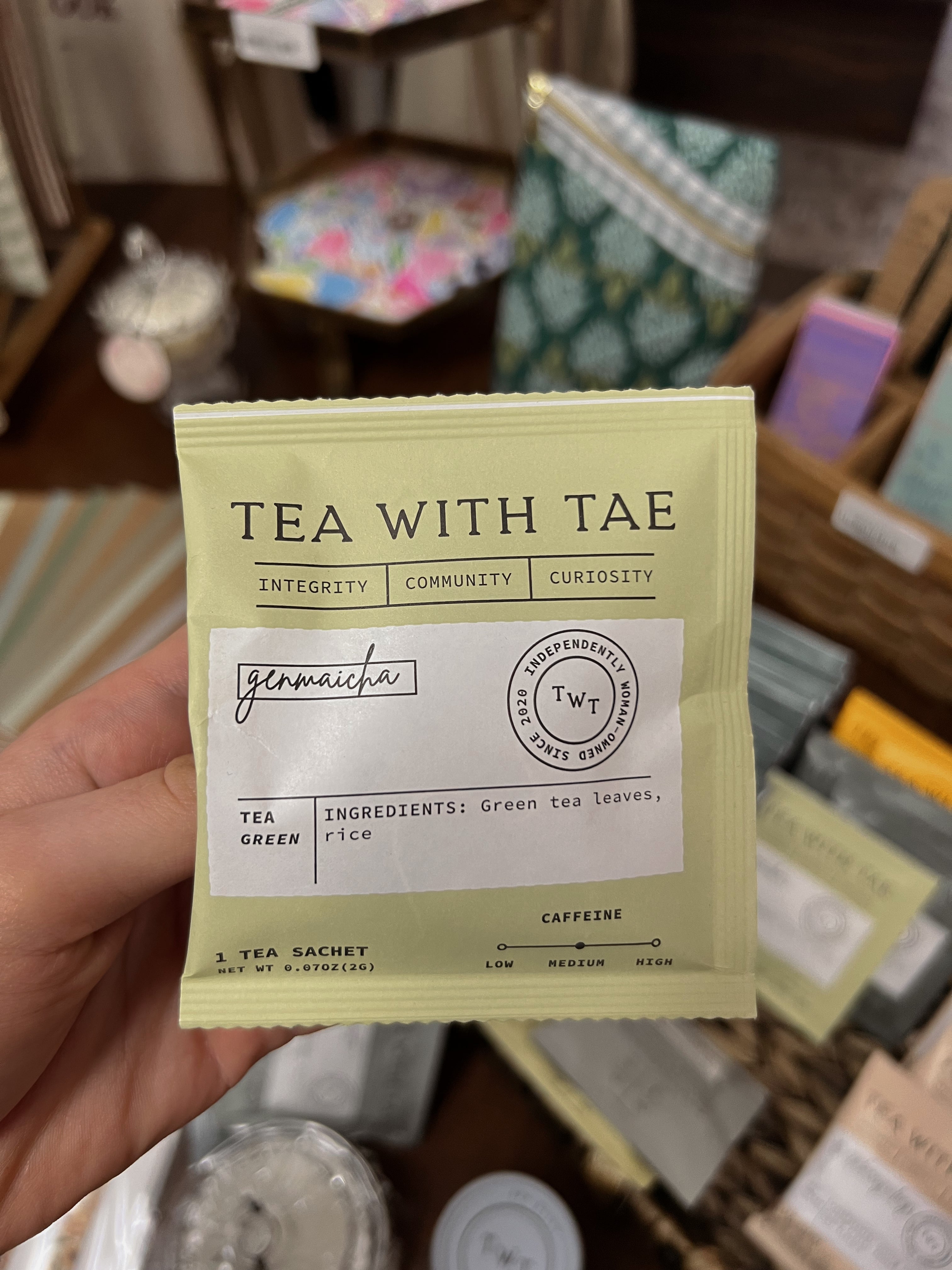 Tea with Tae, Single sachets