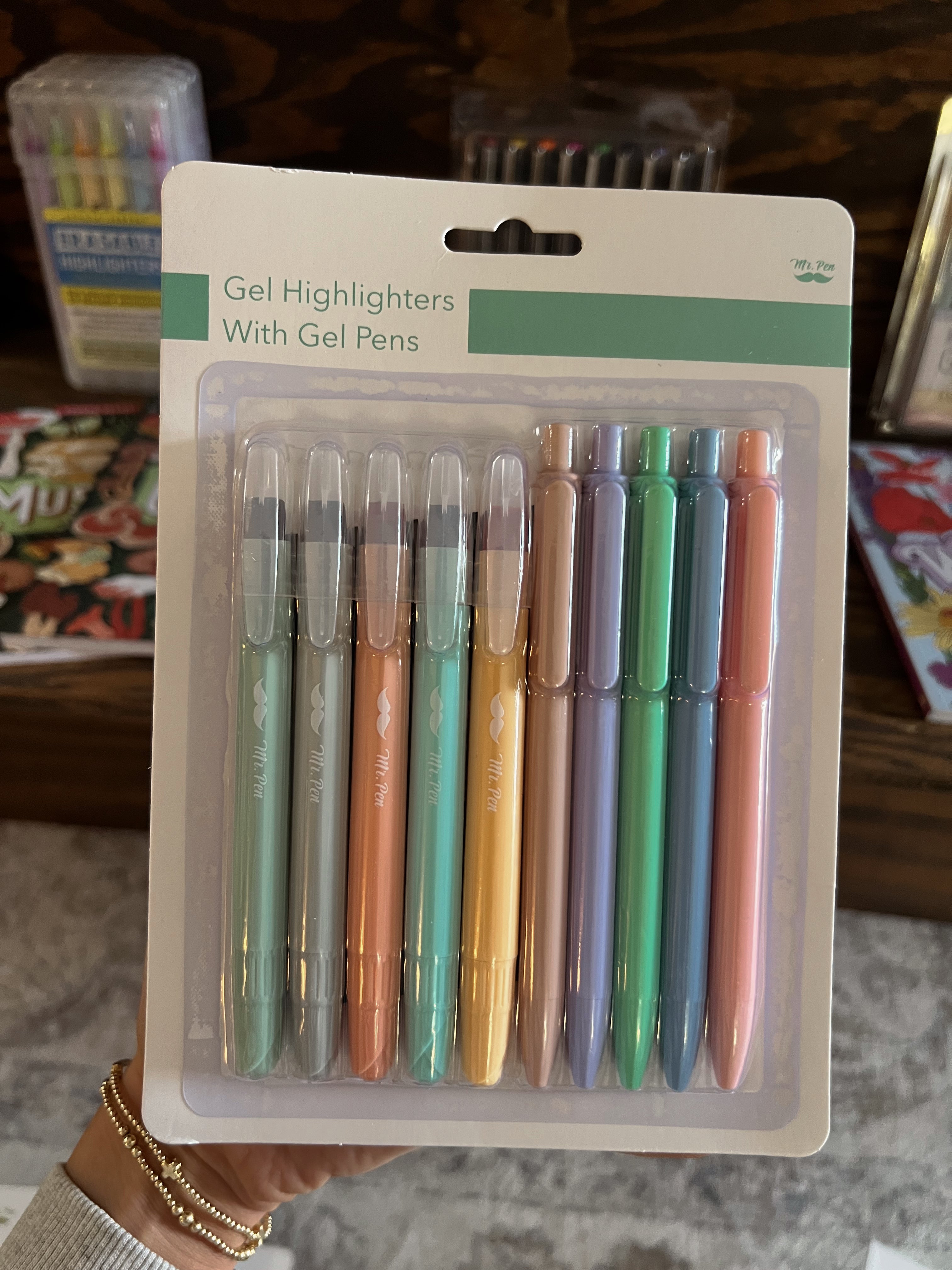 Highlighter & pen set, 10pc/ Mr.Pen
