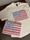 Embroidered Flag tee