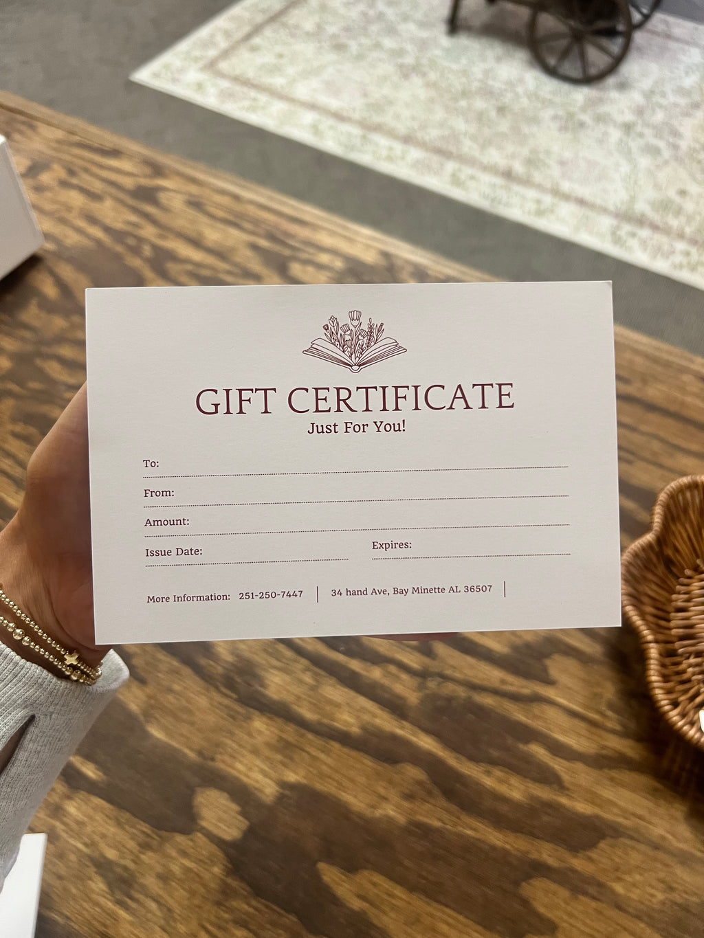 Ruth’s giftcard