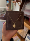 Beaded chain cross necklace, Daily Grace co.