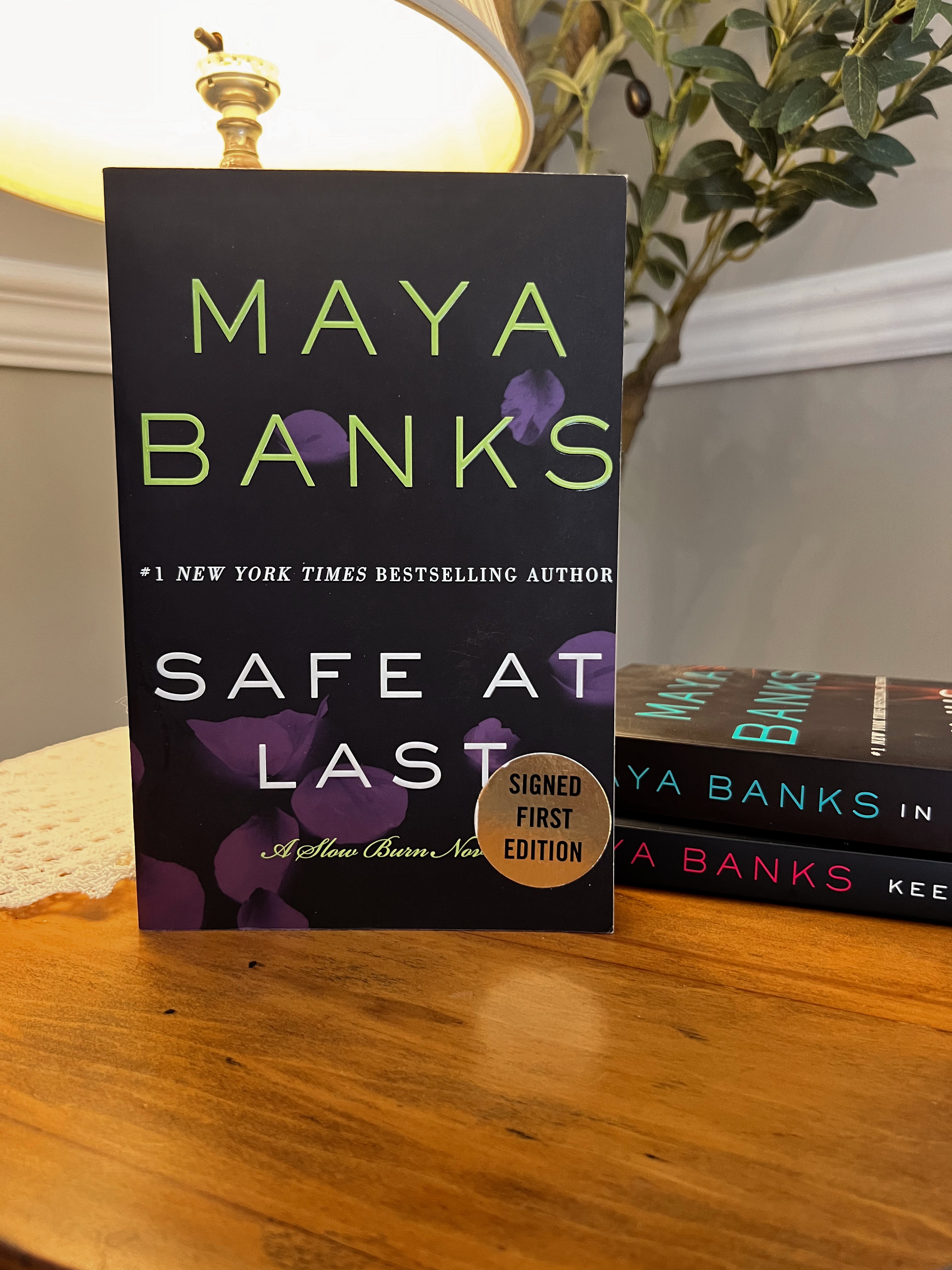 Banks, Safe At Last/ Signed Copy