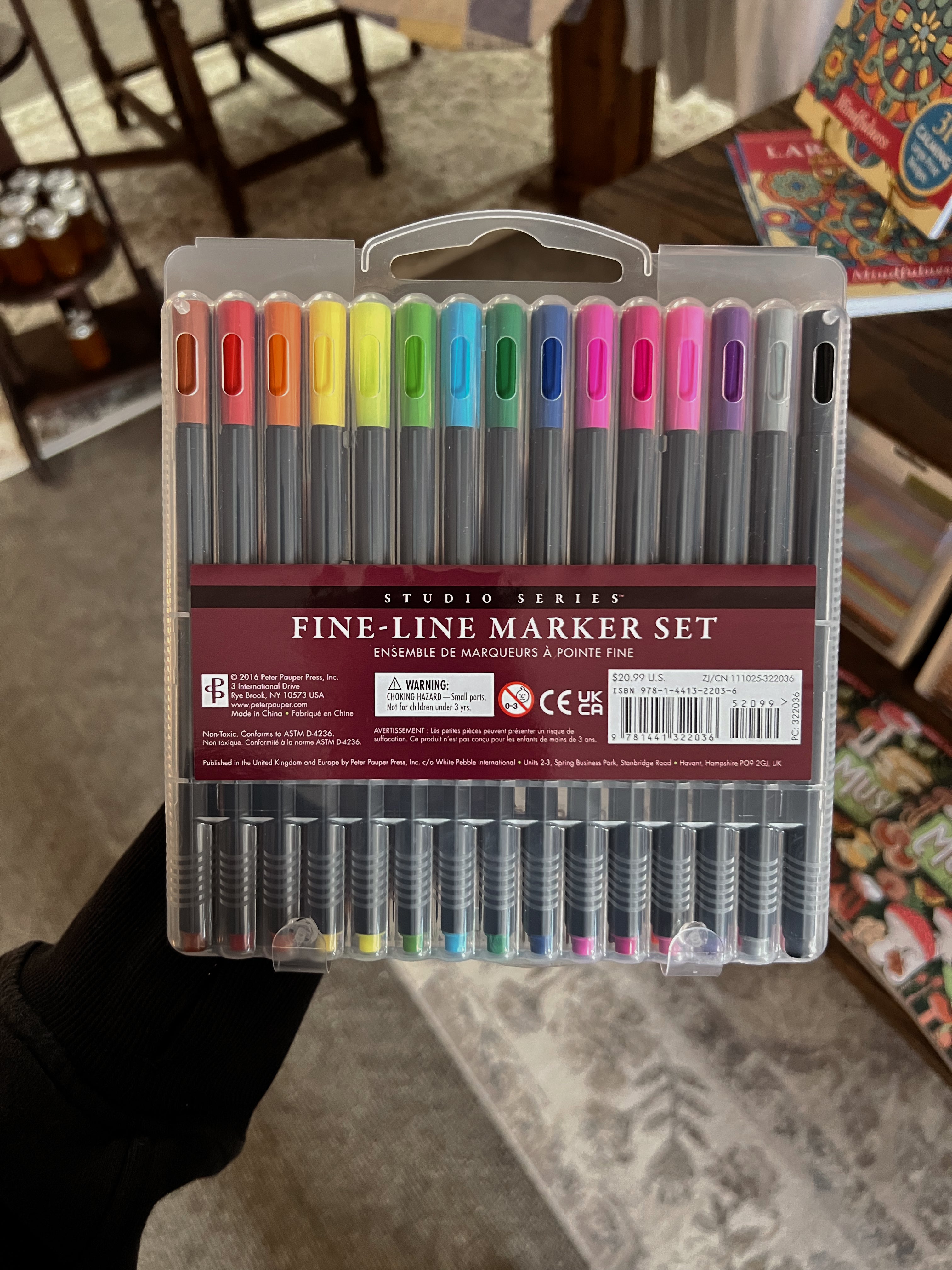 Fine-line marker set, PPP