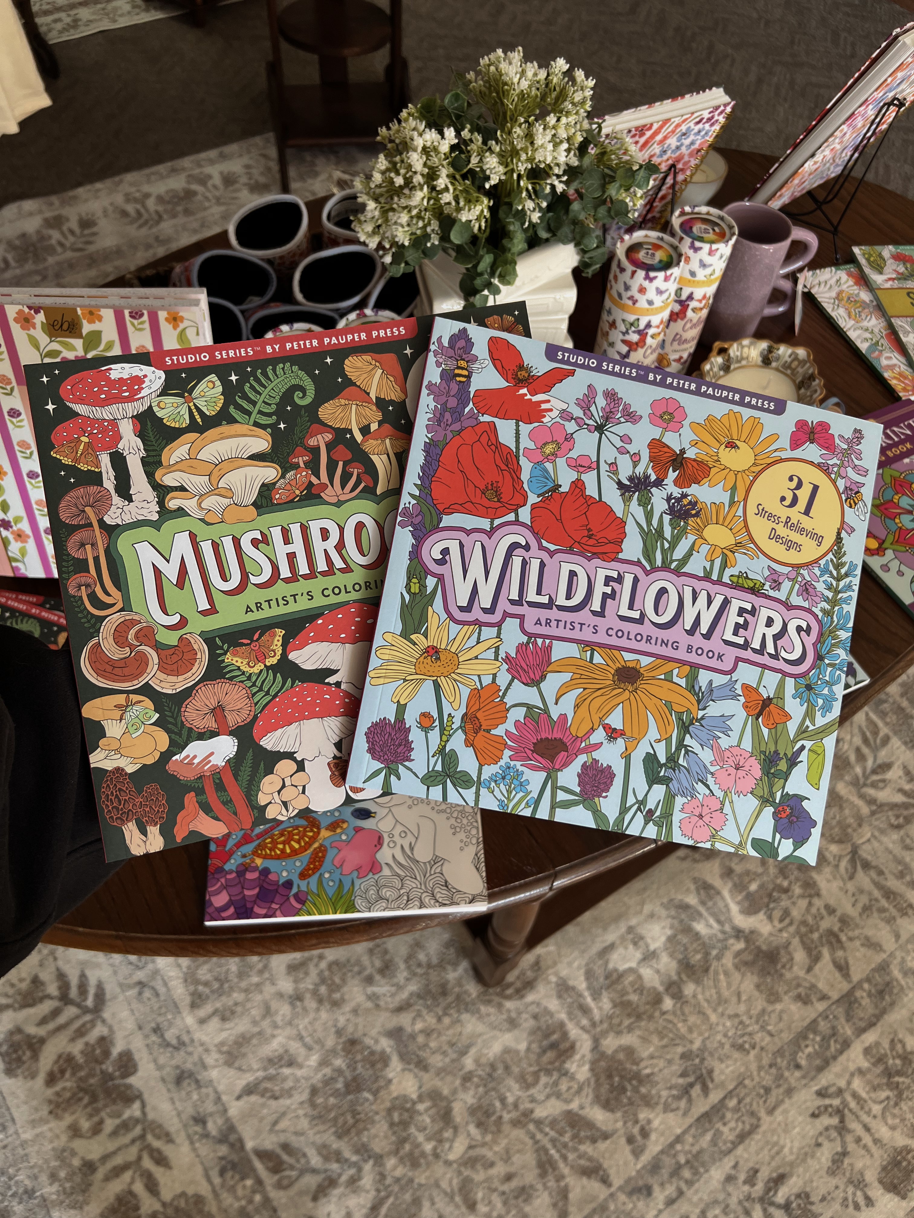 Mushrooms coloring book, PPP