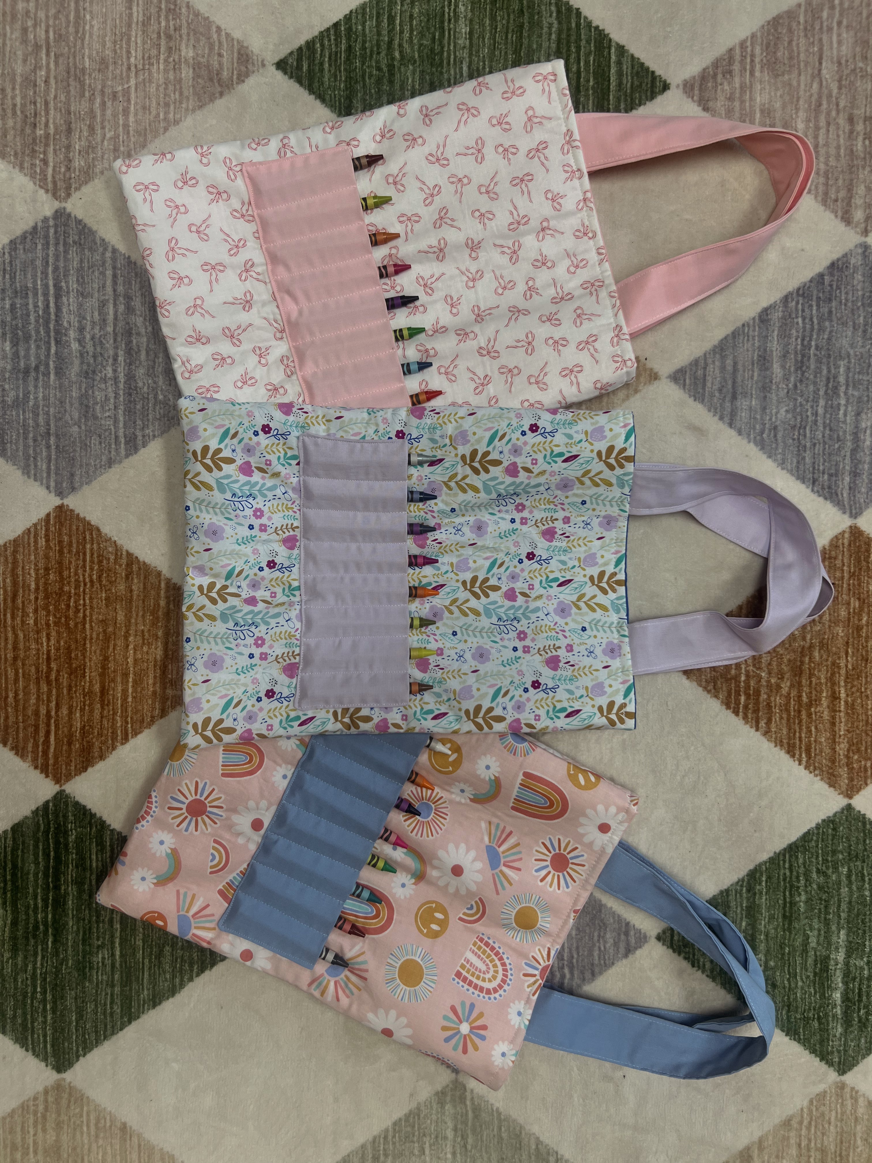 Kids Coloring Bag/ Mama Made