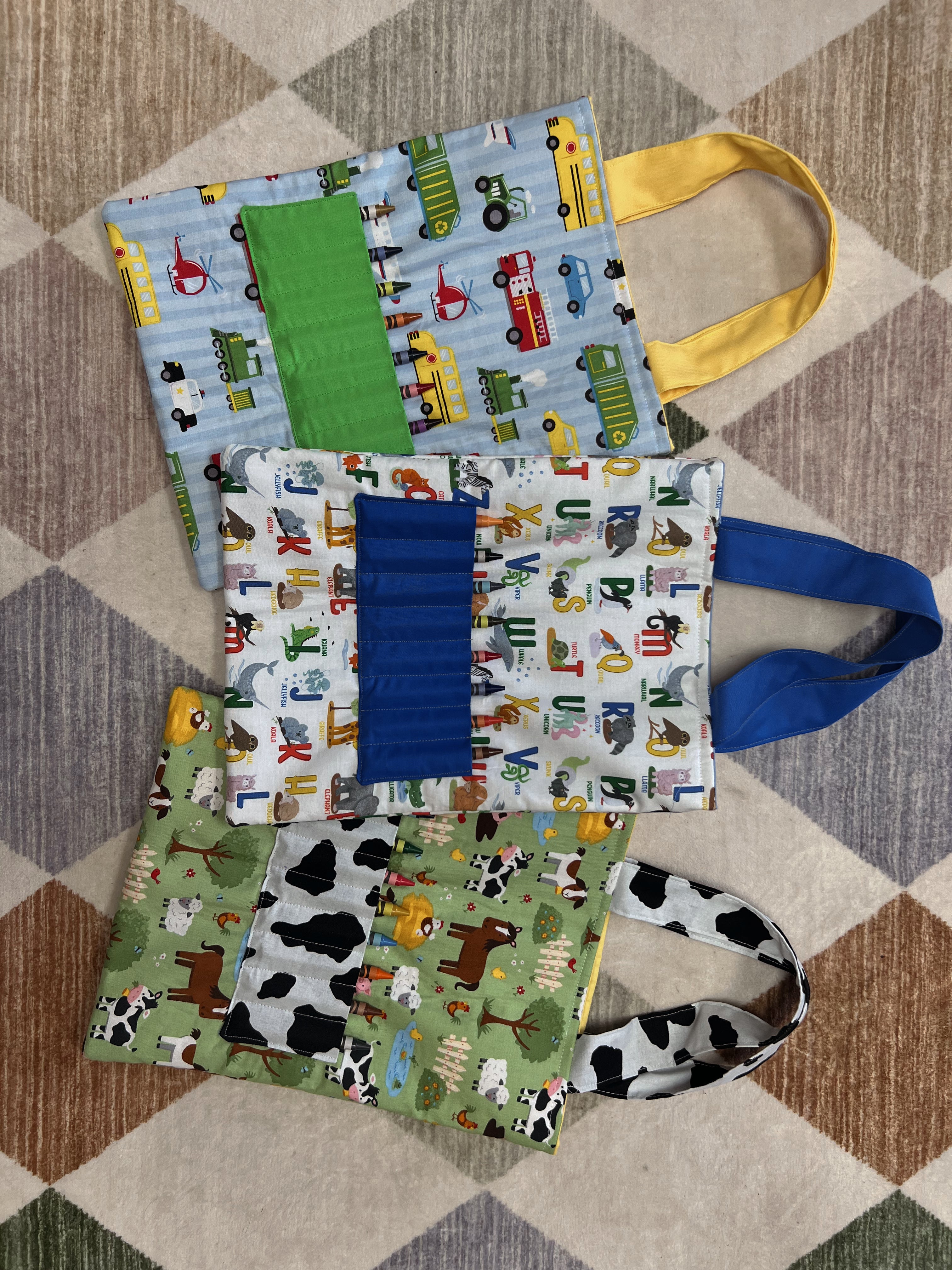 Kids Coloring Bag/ Mama Made
