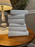Stacked books vase/ Flora bunda