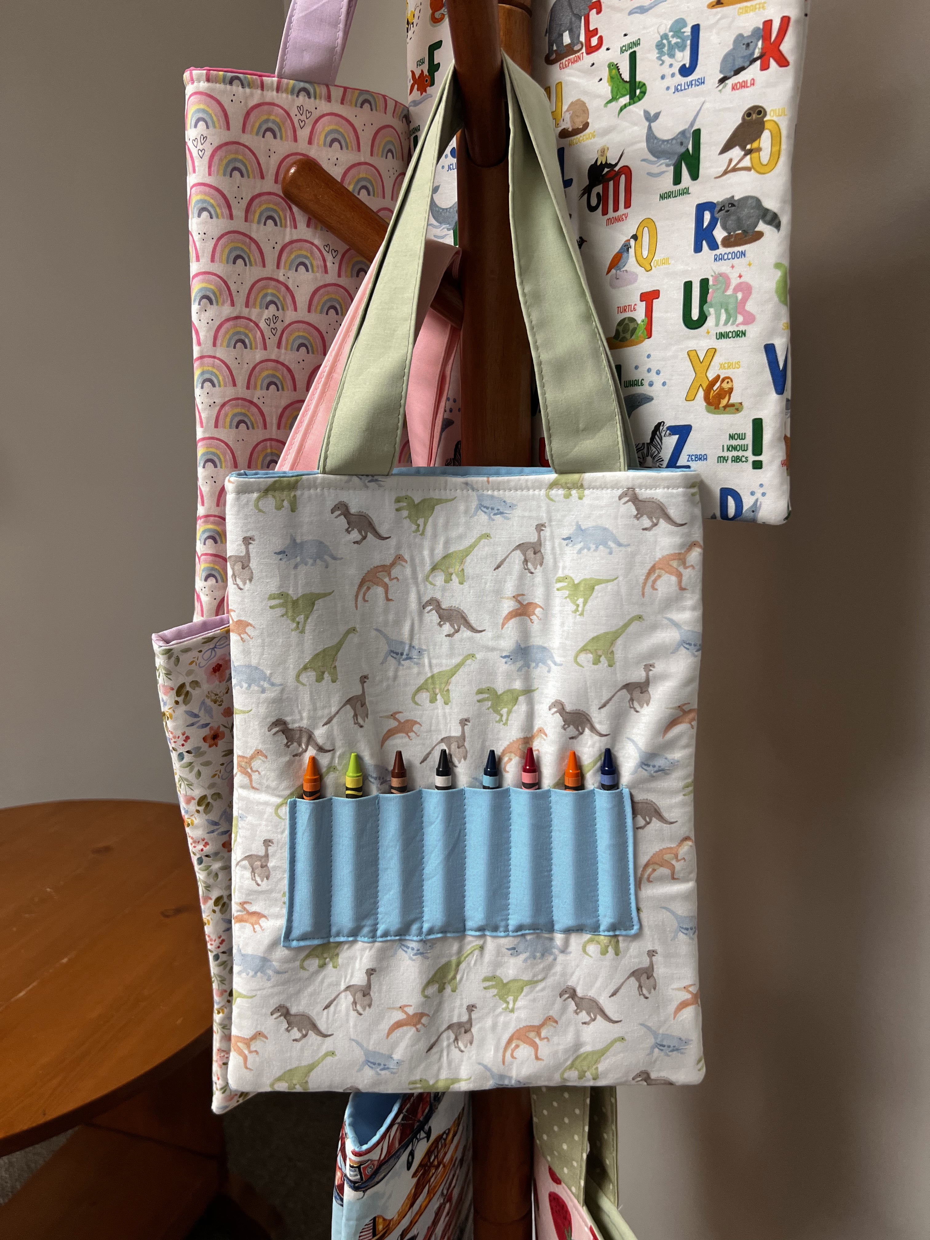Kids Coloring Bag/ Mama Made
